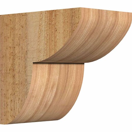 Ekena Millwork Crestline Rough Sawn Corbel, Western Red Cedar, 4"W x 6"D x 6"H COR04X06X06CRE00RWR